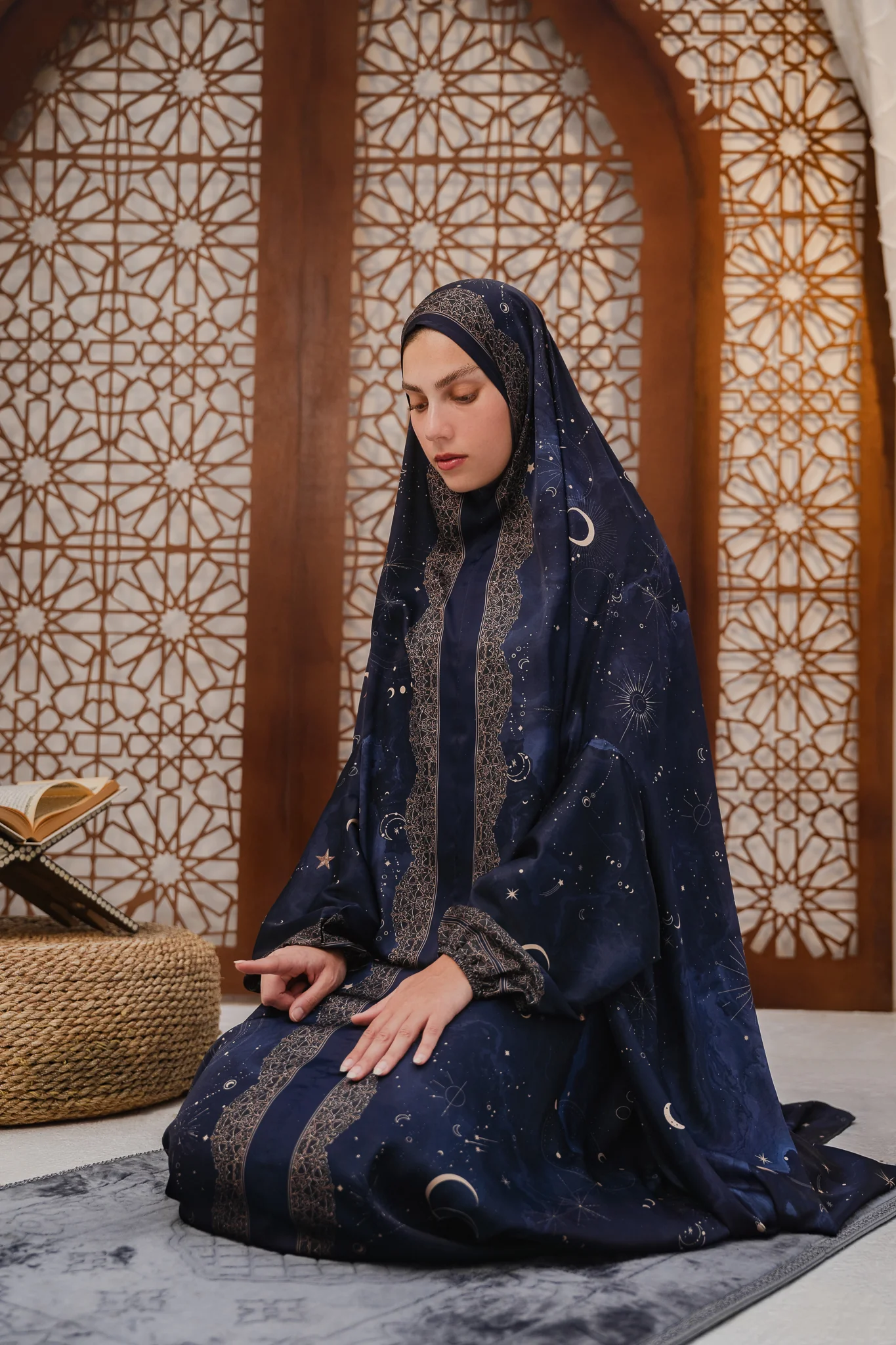 Daii Premium Satin Prayer Gown - Image 9