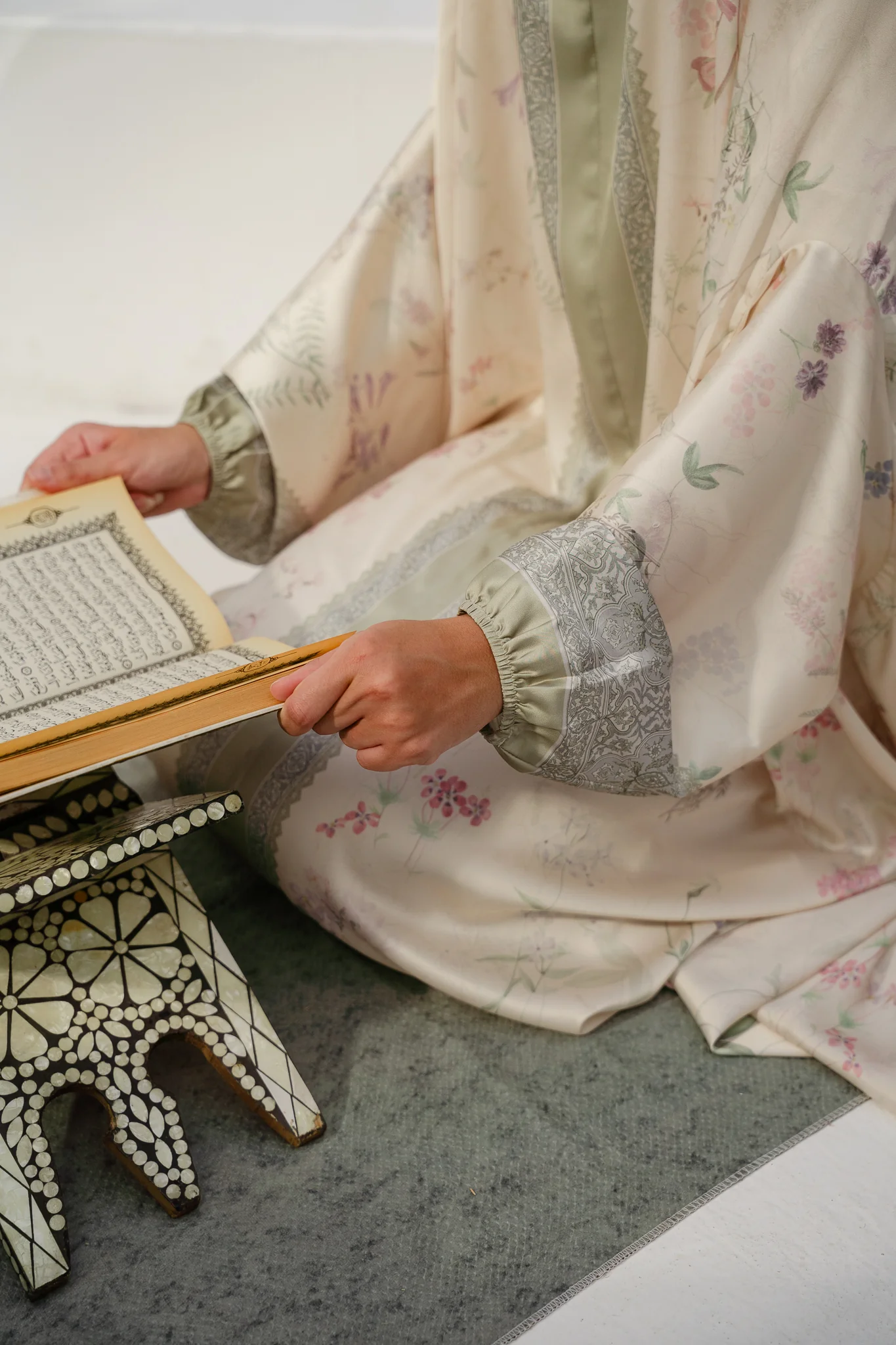 Fajr Premium Satin Prayer Gown - Image 11