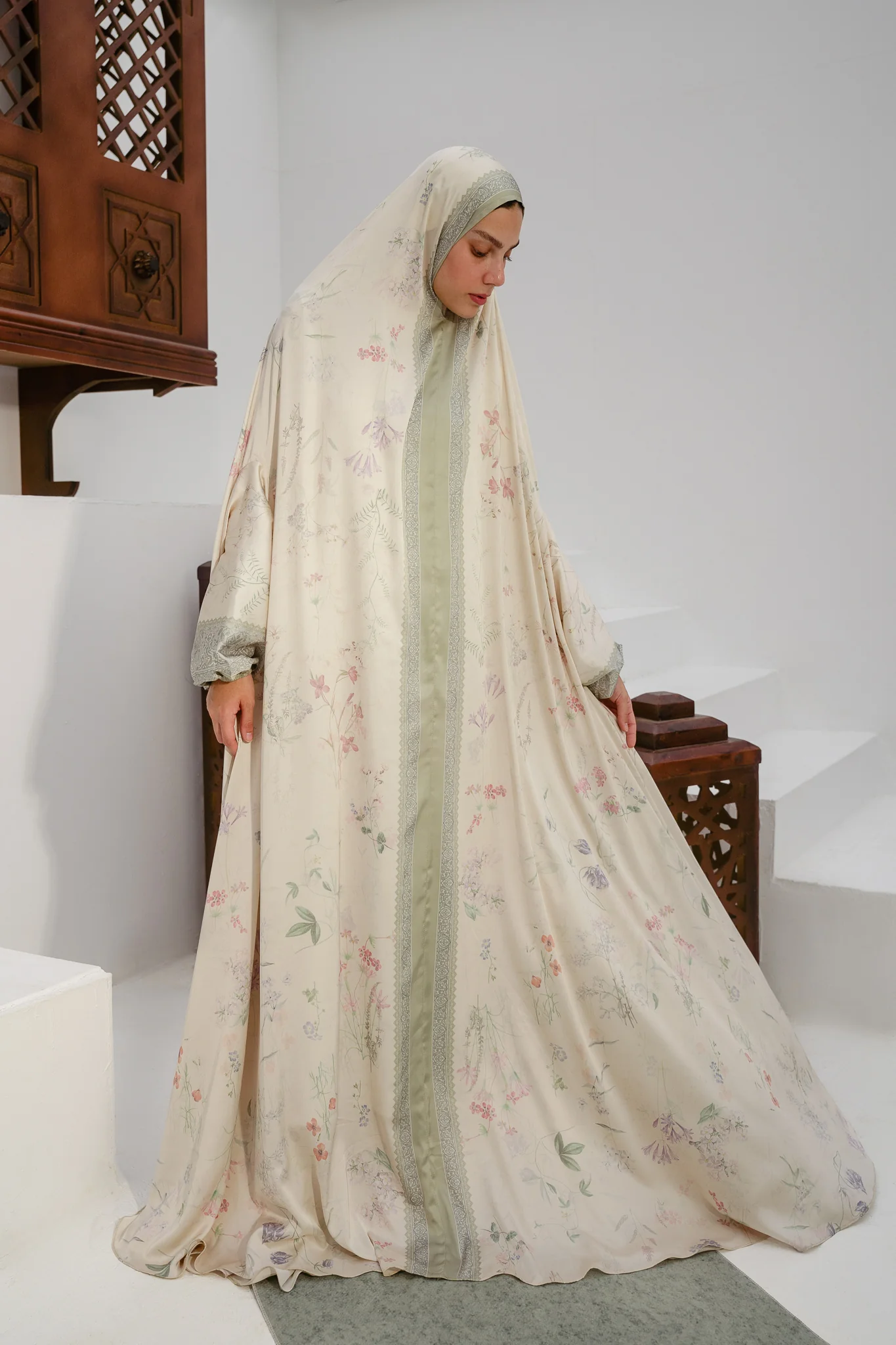 Fajr Premium Satin Prayer Gown - Image 5